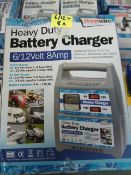 8pcs - Streetwise Heavy duty battery charger 6/12Volt - 8 amp ( 7 boxed , 1 unboxed )