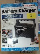 Streetwise 12Volt / 4 amp Battery Charger compact case