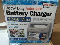 Streetwise 12V 7 Amp Battery charger rrp £ 26