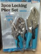 Streetwise 3pc Locking Plier set