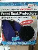 Front seat protectors