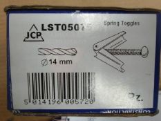 5 x boxes brand new spring toggles 50pcs per box