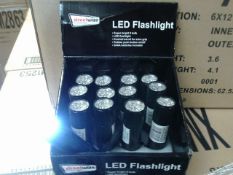 13pcs Streetwize LED flashlight - include batteries