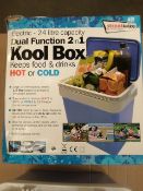 Streetwise 24 litre Dual function 2 in one cool box -Hot & Cold  look new unused boxed in original