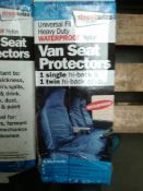 4 boxes of Van seat Protectors - ( front seat )