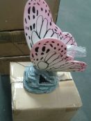 Butterfly solar garden decoration