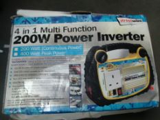 boxed 4 in 1 multi function 200W power inverter