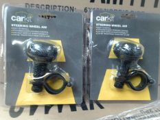 6pcs brand new steering wheel knob carbon fibre style rrp £8.99