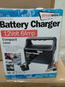 Streetwise 12V 6 Amp Battery charger rrp £ 25