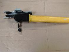 Rotary Steering wheel lock with keys