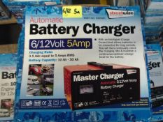 13 pcs Streetwize Master Charger - 6/12V - 5AMP Automatic Battery charger rrp £39.99 ( there are