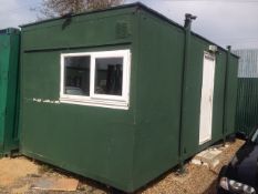 20ft x 9ft Portacabin - NO VAT on Hammer