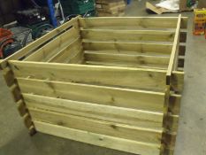 brand new Wooden Composter size 900mm x 900mm
flat packed
