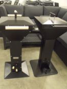 new pedestal barbecue , fully assembled  in black cast finish