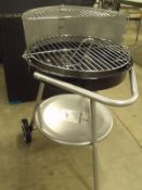 new and fully assembled charcoal barbecue