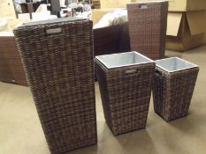 Brand New Set of 3 Truffle Plant Pots
The New Luxury Round Core Rattan Plant Pot Set. Gorgeous all