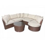 BRAND NEW & BOXED . Outdoor Rattan Furniture, 7 Piece Valencia Corner Sofa Set.

This product is