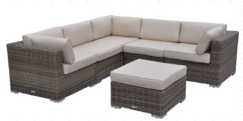 BRAND NEW & BOXED TOP QUALITY 6 Piece Corner Set 5mm half round wicker set.

The Florida Outdoor
