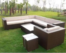 Brand New Executive  8 pc Contract Quality Corner Sofa Set with Coffee & Side table