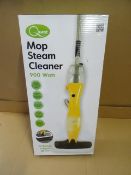 1 x Quest Mop Steam Cleaner. 900 Watt. 500ML Easy to fill water tank, devours dirt and eliminates