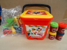 1 x Pallet to contain 240 x Fireman Sam Dough Fire Bucket Play Sets. Brand new and Boxed! RRP £19.99