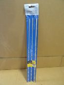 20 x Tool-Tech 3 Piece Masonry Drill Bit Sets. 400MM Length, Widths 8mm, 10mm and 12mm. High quality