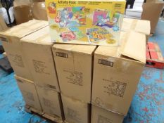 1 x Pallet (N5) to contain 90 x Tom & Jerry Large Activity Packs.  Each includes 2 jigsaw puzzles,