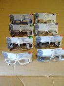 50 x Pairs of High quality Reading Glasses. Strenghts range from +1 to +3. Colours vary. Trendy