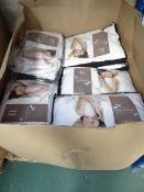 1 x Pallet to contain 15 x Elizabeth Jayne Twin Pack Goose Feather & Down Pillows. Non allergenic,