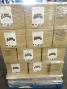 1 x Large Pallet to contain 52 x 5 Piece Green Kitchen Storage Sets with Bamboo Lids. Brand new