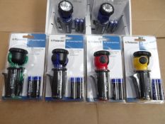 50 x Polaroid 360 Degrees Swivel Head Torch. Super Bright Krypton Bulb, Handy Clip, 2AA Polaroid
