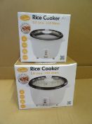 2 x Quest Rice Cookers. Includes 1 x 1.8L 700 Watts and 1 x 0.8L 350 Watts. Non stick bowls, keep