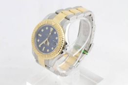 Rolex Oyster Perpetual Yacht-Master. Two Tone Gold and Steel Watch and Oyster Bracelet, with mineral