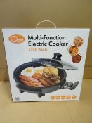 1 x Quest 1500 Watt Multi-function electric cooker. Non stick surface, adjustable thermostat upto