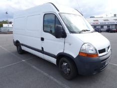 2005 55 Reg Renault Master MM33 DCI Medium Wheel Base High Roof Van, 2.5 Diesel. MOT Until: April
