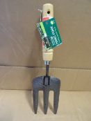 24 x Garden Kraft 33CM Hand Fork.  Wooden handle, sturdy design, high quality. RRP £4.99 each, total