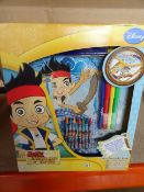 6 x Disney Jake the Neverland Pirate Carry Along Art Desks. Each includes: 12 x Colouring Sheets,
