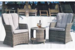 Balmoral Executive Trio Set. The Highest Quality Out Door Rattan Set for an ultimate dining