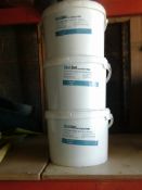 3 tubs classic bond roofing bond, new unused unopened 15 litres / tub - rrp £96