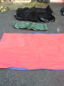 3 assorted inflatable mattresses