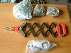 Rivet machine and bags of screws as pictured