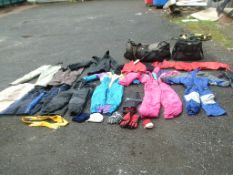 Assorted ski / outdoor wear as pcitured various brands and sizes