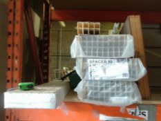 3 packs of spacers, laminate floor pack and trestle table