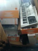 Pallet of untested returns - mostly boxed in original packaging , rrp £1000  - £1200 +  - mix of new