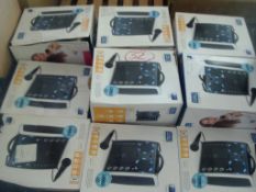 23pcs x Karaoke singing machine - blue / pink , customer returns unchecked - boxed in original