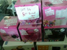 5pcs x brand new Rock Jam Karaoke box - with all accessories rrp £49.99