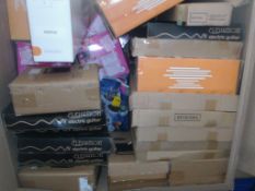 Pallet of untested returns - mostly boxed in original packaging , rrp £1000  - £1200 +  - mix of new