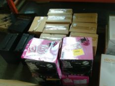 Mixed pallet containing , 12 keyboard stands , 2 electric guitars , 3 electric keyboards , 10 x