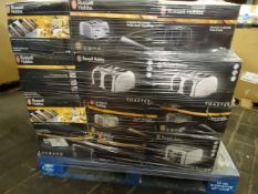 1 x Large Pallet (R25) to contain 36 x Russell Hobbs 4 Slice Toasters. RRP £39.99 Each, Total Pallet