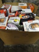 1 x Large Pallet (R23) to containa large quantity of various items such as: steam iron, hand held